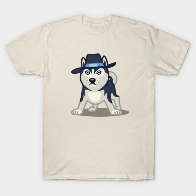 Funny Siberian Husky - Dog Gifts for Husky Dog Lovers T-Shirt by BansheeApps